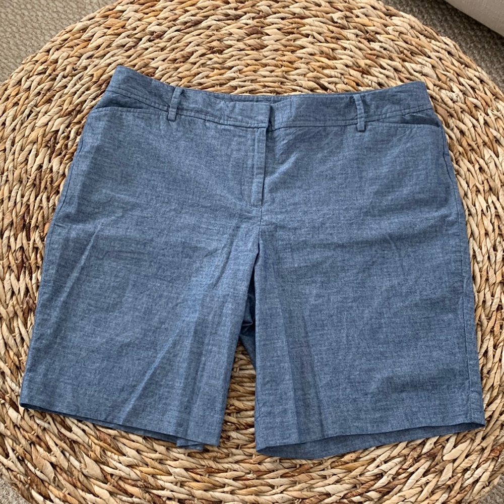 Talbots Chambray Perfect Short sz 16P